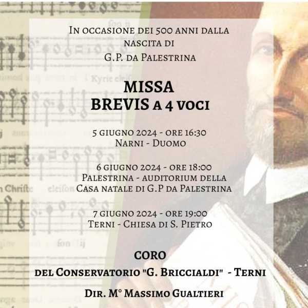 Missa brevis a 4 voci di G.P. da Palestrina