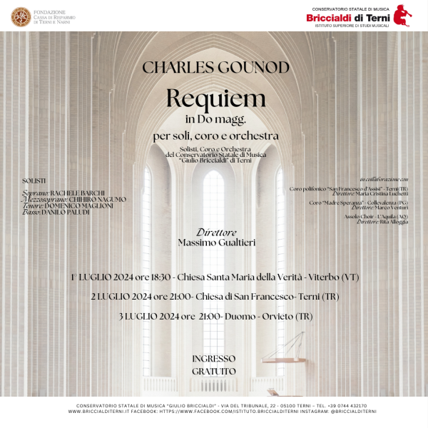 REQUIEM IN DO MAGG. - CHARLES GOUNOD